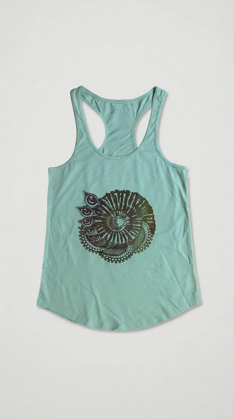 Ammonite Swirl Tank on a Tank