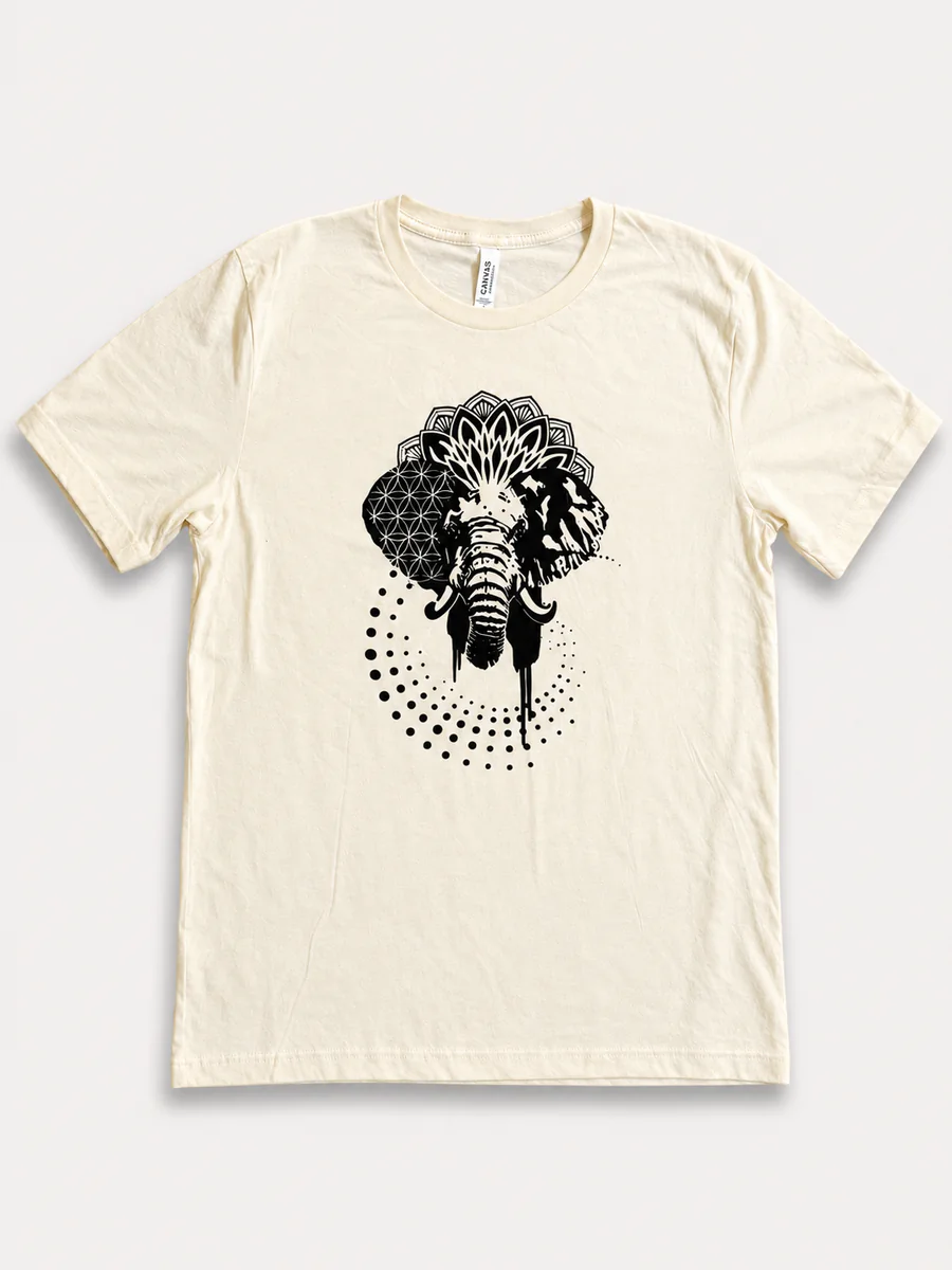 Elephant Head Shirt on a Tee