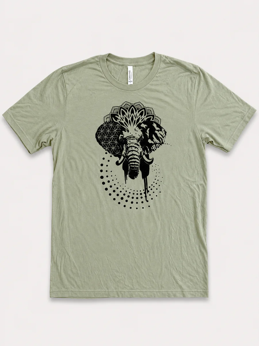 Elephant Head Shirt on a Tee
