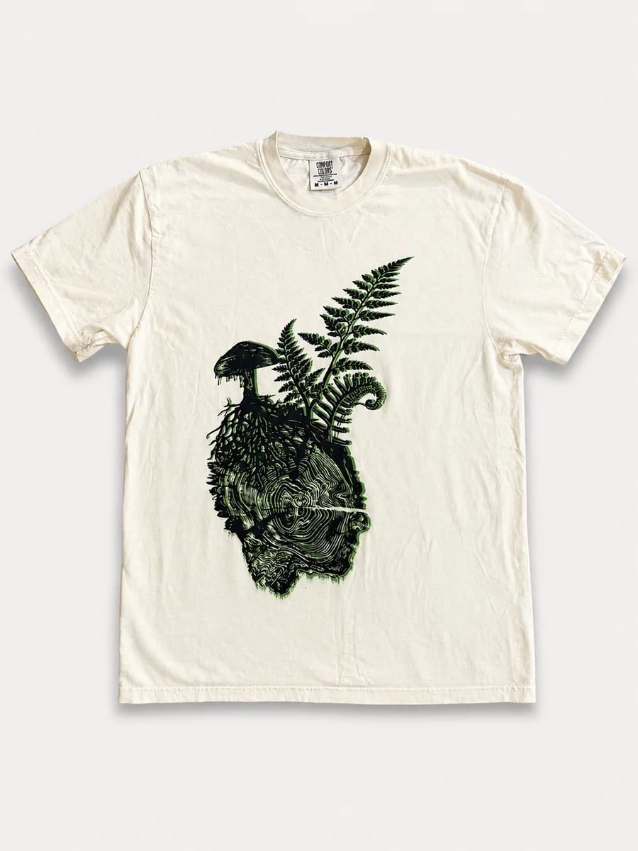 Fern Tree Head Shirt on a Tee