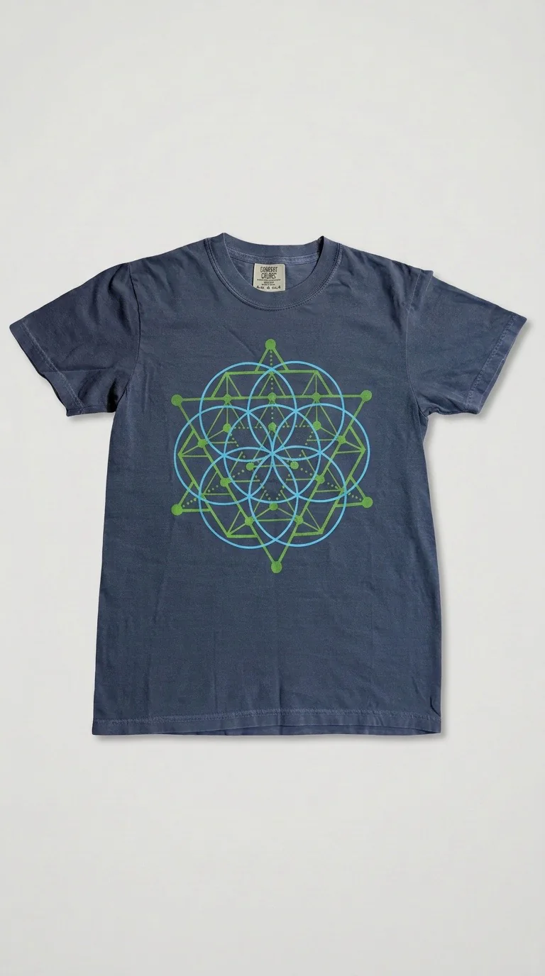 Sacred Geo Shirt printed on a Tee