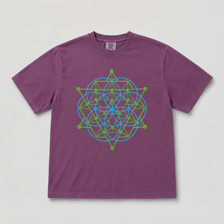 Sacred Geo Shirt printed on a Tee